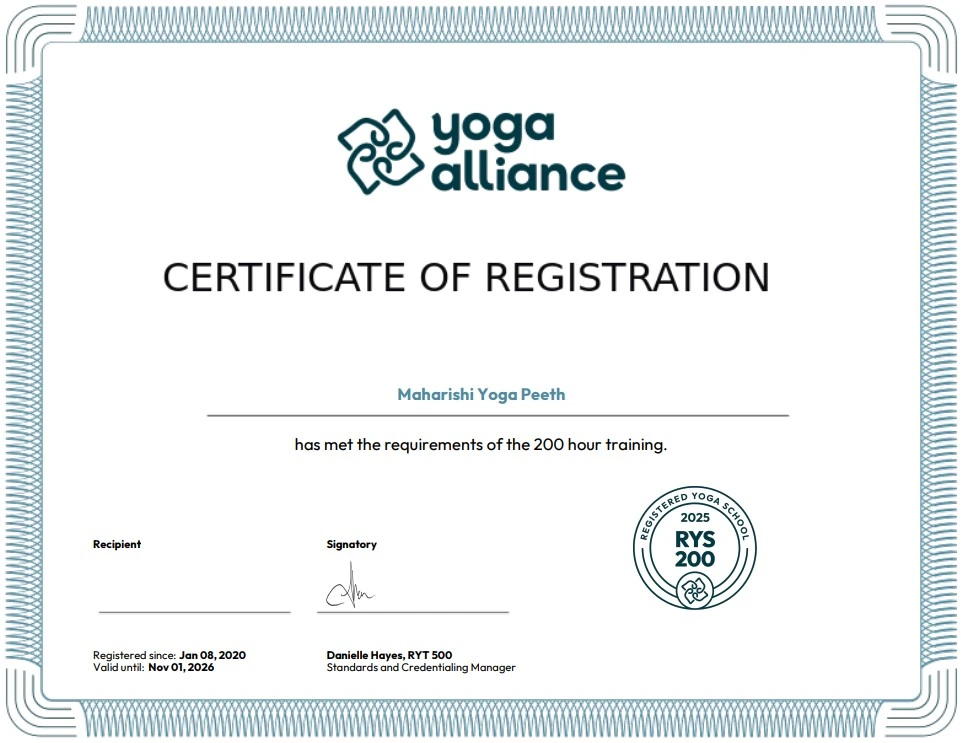 yoga certification in rishikesh